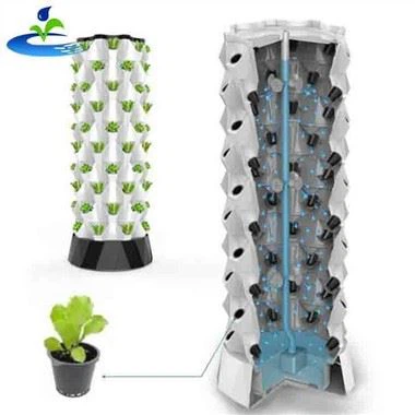 10-Jardin hydroponique vertical à plusieurs niveaux